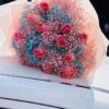 Rosas y giphsophilia de colores