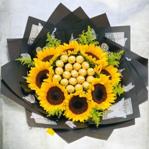 Girasoles y chocolates